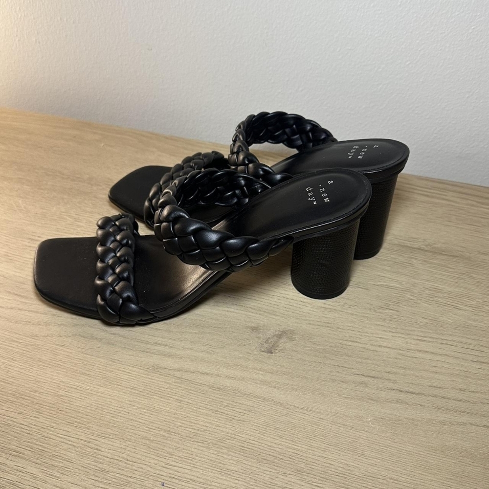a new day Black Heels